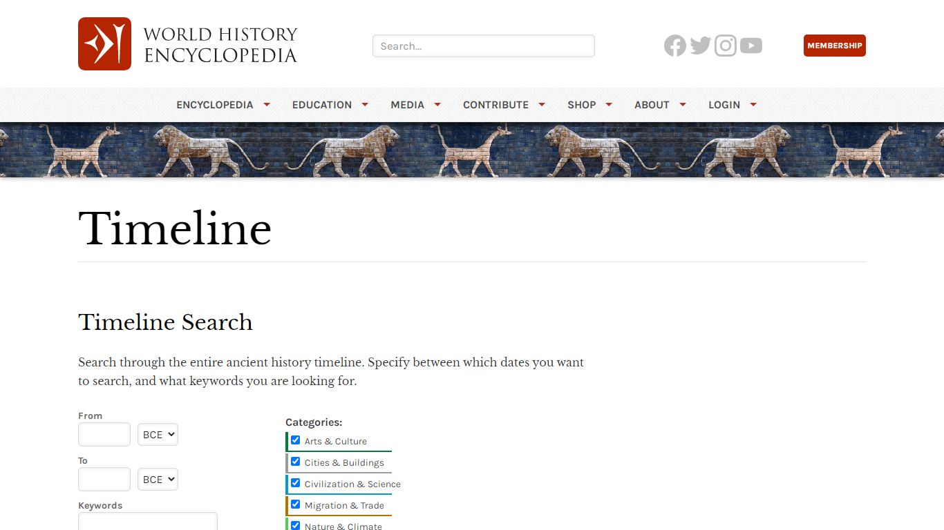 Timeline - World History Encyclopedia